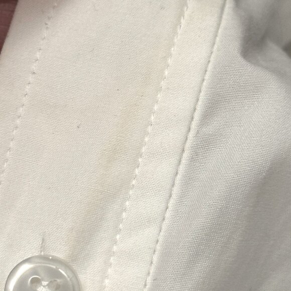 NWT Alexander Wang Ruched Bandeau Open Front Shirt in Bright White size 0 - Picture 9 of 9